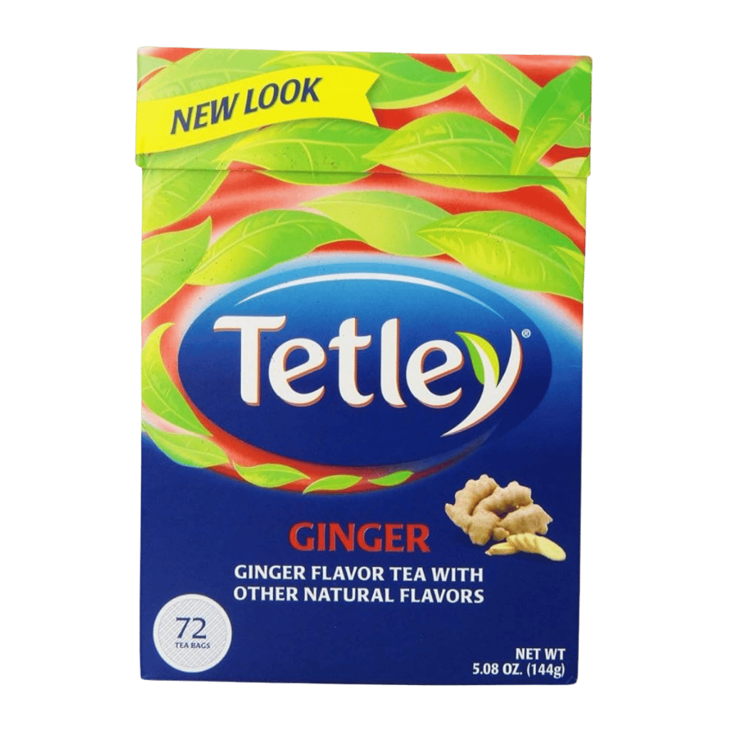Tetley Ginger Black Tea 72 bags buy online USA - 1